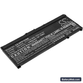 HP Pavilion 15-CE015DX Replacement Battery, 15.4V, 4400mAh, Li-Polymer 1