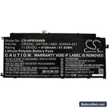 HP ENVY 12-g000 x2 Detachable PC Replacement Battery, 11.55V, 4150mAh, Li-Polymer 3