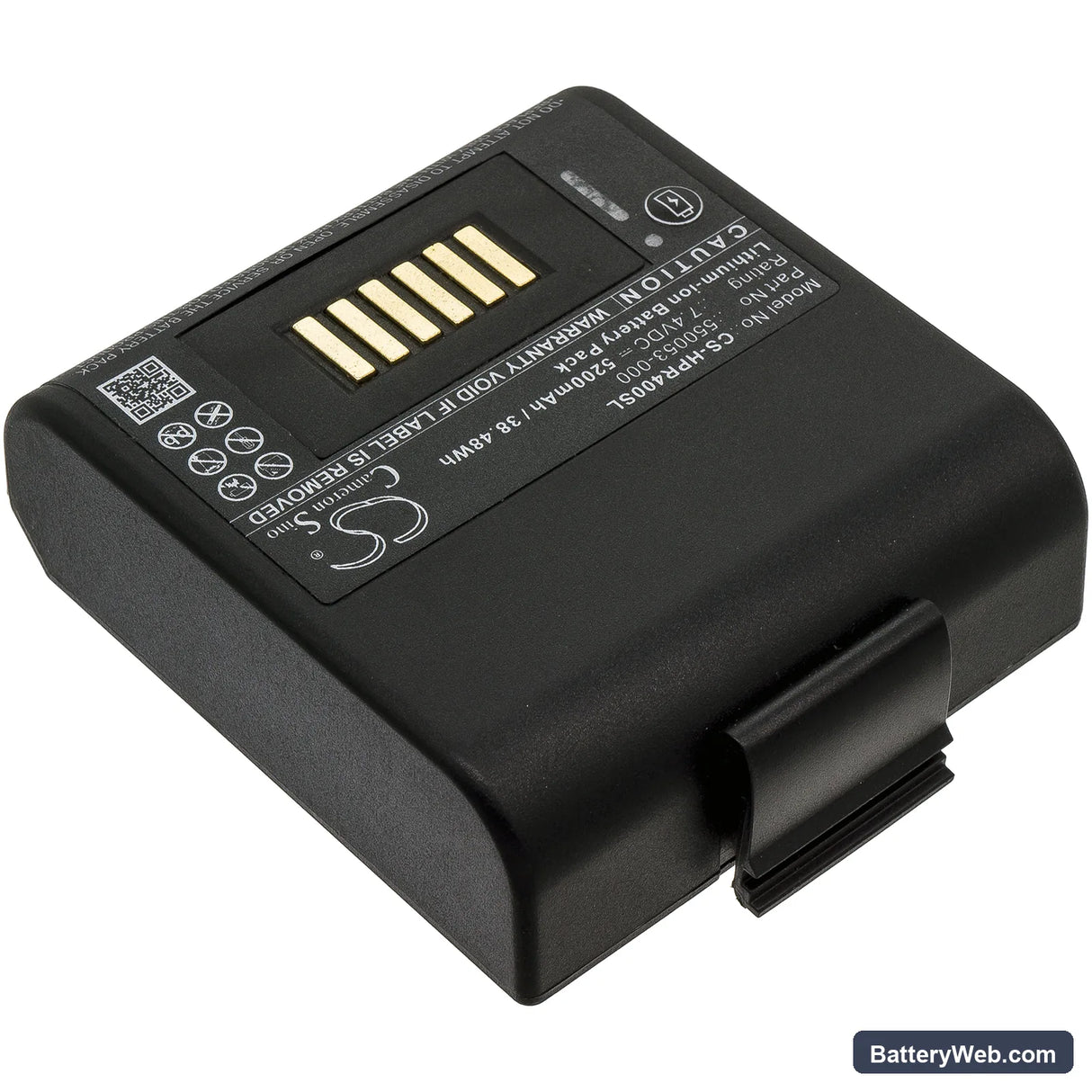 Intermec RP4 Replacement Battery, 7.4V, 5200mAh, Li-ion 2