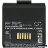 Intermec RP4 Replacement Battery, 7.4V, 5200mAh, Li-ion 3