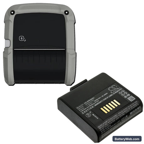 Intermec RP4 Replacement Battery, 7.4V, 5200mAh, Li-ion 4