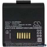 Honeywell RP4 Replacement Battery, 7.4V, 6800mAh, Li-ion 3