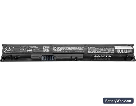 HP Envy 15-q001tx Replacement Battery, 14.4V, 2200mAh, Li-ion 3