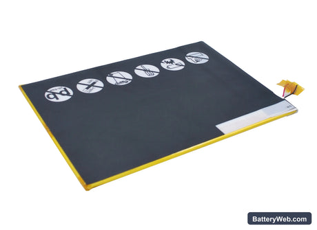 HP Slate 10 Plus Replacement Battery, 3.7V, 8000mAh, Li-Polymer 5
