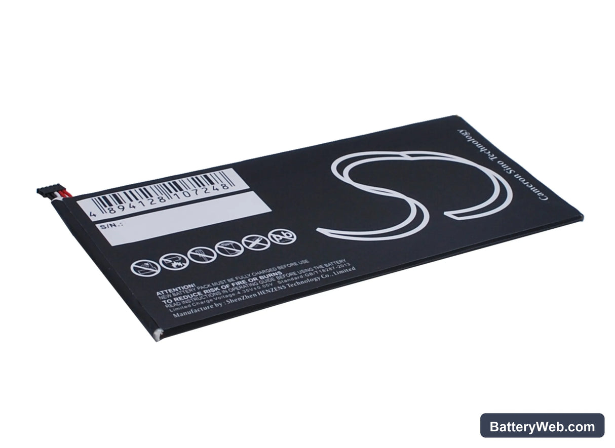 HP Stream 7 5700 Replacement Battery, 3.8V, 3000mAh, Li-Polymer 4