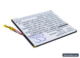 HP Slate 7 Extreme Replacement Battery, 3.7V, 4000mAh, Li-Polymer 3