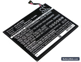 HP Pro Tablet 408 G1 Replacement Battery, 3.8V, 4800mAh, Li-Polymer 1