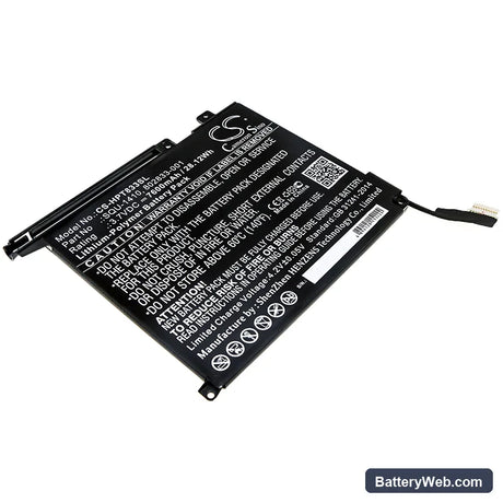 HP Pro Tablet 10 EE G1(H9X71EA) Replacement Battery, 3.7V, 7600mAh, Li-Polymer 1