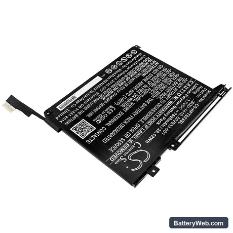 HP Pro Tablet 10 EE G1(H9X71EA) Replacement Battery, 3.7V, 7600mAh, Li-Polymer 2