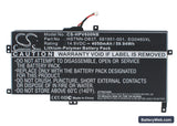HP Envy Sleekbook 6 Replacement Battery, 14.8V, 4050mAh, Li-Polymer 1