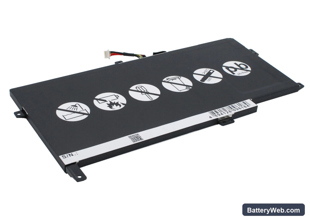 HP Envy Sleekbook 6 Replacement Battery, 14.8V, 4050mAh, Li-Polymer 4