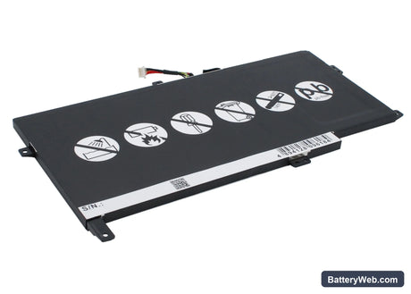 HP Envy Sleekbook 6 Replacement Battery, 14.8V, 4050mAh, Li-Polymer 4
