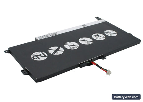 HP Envy Sleekbook 6 Replacement Battery, 14.8V, 4050mAh, Li-Polymer 5