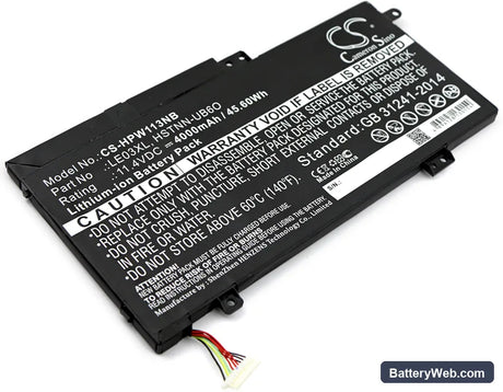 HP Envy x360 M6-W Replacement Battery, 11.4V, 4000mAh, Li-ion 1