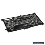 HP Pavilion X360 14-BA013NL Replacement Battery, 11.55V, 3500mAh, Li-Polymer 2