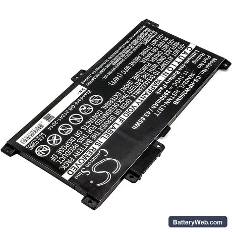 HP Pavilion X360 15-BK150SA Replacement Battery, 11.1V, 3950mAh, Li-ion 2