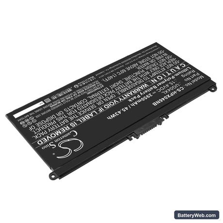 HP Replacement Battery, 15.4V, 2950mAh, Li-Polymer 2