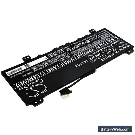 HP 11 G8 EE Replacement Battery, 7.7V, 5900mAh, Li-Polymer 2