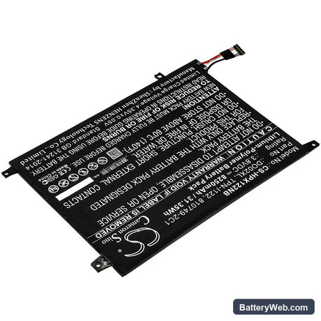 HP Pavilion X2 10-J014TU Replacement Battery, 3.8V, 8250mAh, Li-Polymer 2
