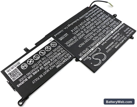 HP Spectre Pro X360 Replacement Battery, 11.4V, 4900mAh, Li-Polymer 2