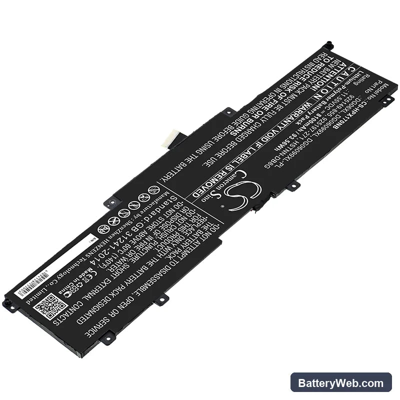 HP Omen X 17-AP016TX Replacement Battery, 11.55V, 8100mAh, Li-Polymer 2