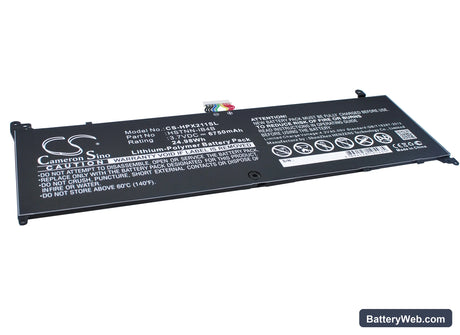 HP Envy X2 11 Replacement Battery, 3.7V, 6750mAh, Li-Polymer 3