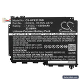 HP Pavilion X2 12 Replacement Battery, 7.6V, 4350mAh, Li-Polymer 3