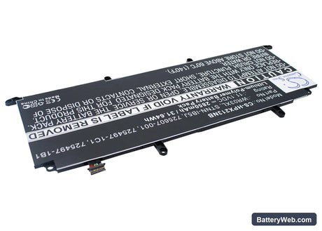 HP Split X2 13-M000 Replacement Battery, 11.1V, 2850mAh, Li-Polymer 1