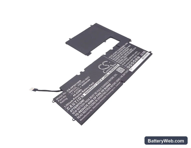 HP Envy X2 15 Replacement Battery, 11.4V, 4300mAh, Li-Polymer 1