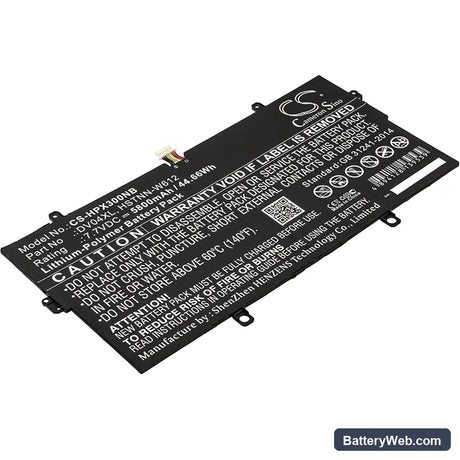 HP Elite X3 Desk Dock Replacement Battery, 7.7V, 5800mAh, Li-Polymer 1