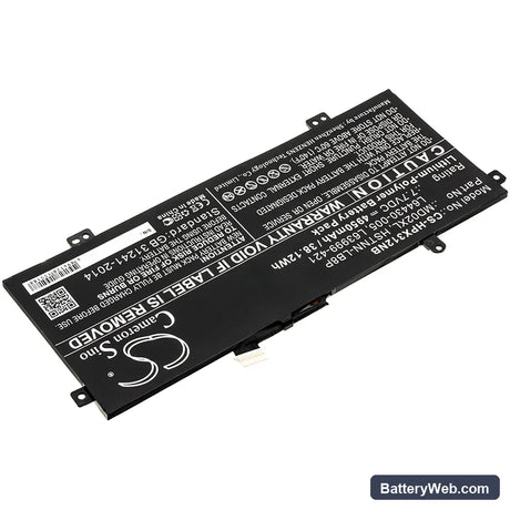 HP Chromebook X360 12B-CA0000NG Replacement Battery, 7.7V, 4950mAh, Li-Polymer 2