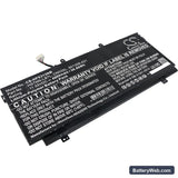 HP Spectre X360 13-AB001 Replacement Battery, 11.55V, 4900mAh, Li-Polymer 1