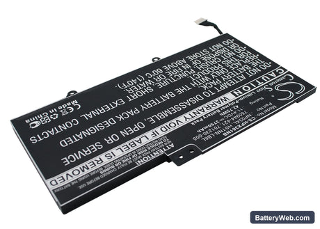 HP Pavilion X360 Replacement Battery, 11.4V, 3750mAh, Li-Polymer 2