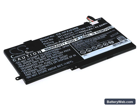 HP Envy X360 Replacement Battery, 10.95V, 4000mAh, Li-Polymer 1