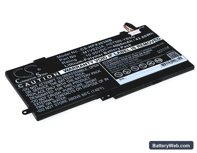HP Envy X360 Replacement Battery, 10.95V, 4000mAh, Li-Polymer 1