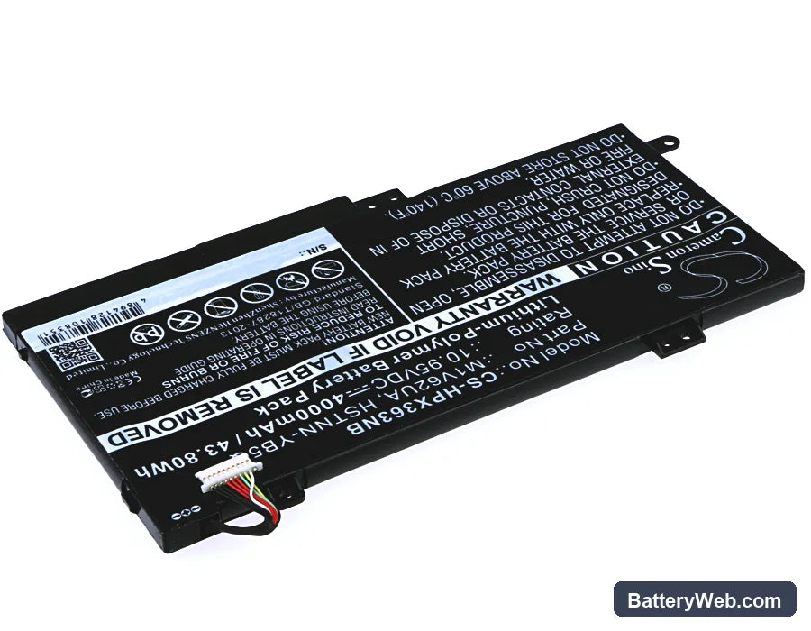 HP Envy X360 Replacement Battery, 10.95V, 4000mAh, Li-Polymer 2