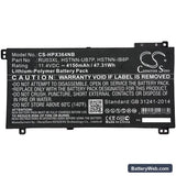 HP ProBook x360 440 G1 Replacement Battery, 11.4V, 4150mAh, Li-Polymer 5