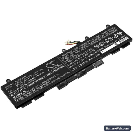 HP EliteBook X360 830 G7 Replacement Battery, 11.55V, 4200mAh, Li-Polymer 1