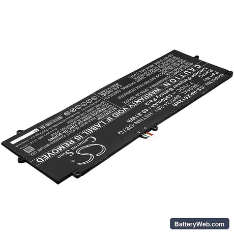 HP Pro X2 612 G2 (1LA51UT) Replacement Battery, 7.7V, 5300mAh, Li-Polymer 2