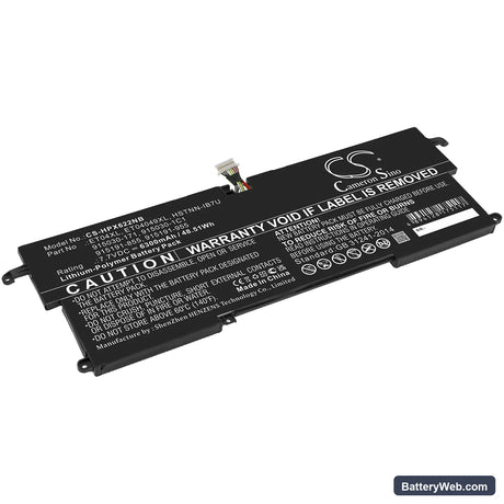 HP Elitebook X360 1020 G2-1eq23ea Replacement Battery, 7.7V, 6300mAh, Li-Polymer 1