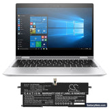 HP Elitebook X360 1020 G2-1eq23ea Replacement Battery, 7.7V, 6300mAh, Li-Polymer 6