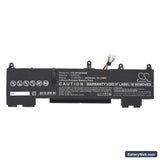 HP Elite X360 1040 14 G10 Replacement Battery, 11.55V, 3050mAh, Li-Polymer 3