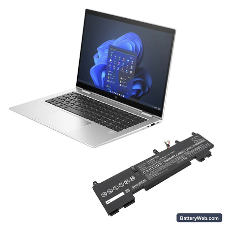 HP Elite X360 1040 14 G10 Replacement Battery, 11.55V, 3050mAh, Li-Polymer 6