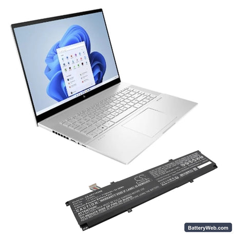 HP 16-f0035nr Replacement Battery, 11.55V, 7150mAh, Li-Polymer 6