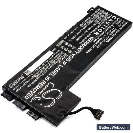 HP ZBook 15 G3 Replacement Battery, 11.4V, 7700mAh, Li-Polymer 2