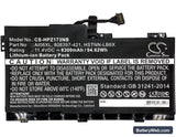 HP ZBook 17 G3 Replacement Battery, 11.4V, 8300mAh, Li-ion 3