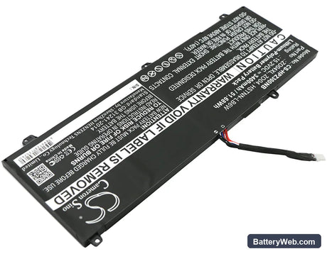 HP Zbook Studio G3 Replacement Battery, 15.2V, 3400mAh, Li-Polymer 2