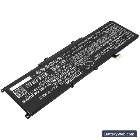 HP ZBook Studio G5 Replacement Battery, 11.55V, 8200mAh, Li-ion 2