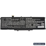 HP ZBook Studio G5 Replacement Battery, 11.55V, 8200mAh, Li-ion 3