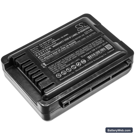 Sharp EC-A1R-P Replacement Battery, 18V, 2000mAh, Li-ion 1